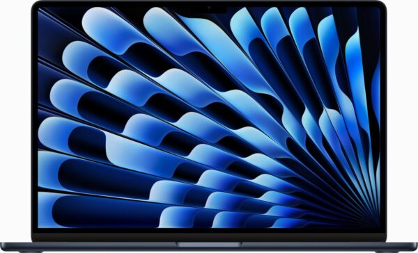 Refurbished MacBook Air 15 inch M2 8 Zwart Als nieuw
