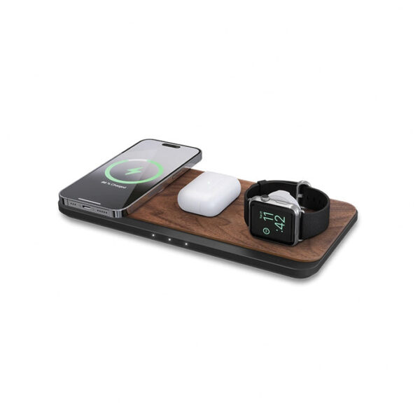 Woodcessories MultiBase Pro oplader - Walnut